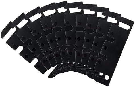 KS Hardware Door Hinge Shims (0.040 Inch Thickness, 4.5 Inch Hinge Shims) - 10 Pack