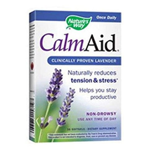 Natures Way Nat Way Calm Aid Clinical Lavender Softgel 30 Sg
