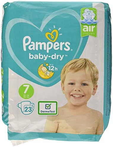 Pampers Baby-Dry Size 7, 23 Nappies
