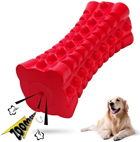 VANFINE Indestructible Squeaky Dog Toy – Tough Rubber Chew Toy for Aggressive Large Dogs, Durable and Safe for Interactive Play