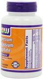 NOW Magnesium and Potassium Aspartate W/ Taurine, 120 Capsules (Pack of 2)