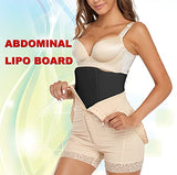 Moolida Tabla Abdominal 360 Ab Board Post Surgery Lipo Foam and Compression Boards for Liposuction, Black one size