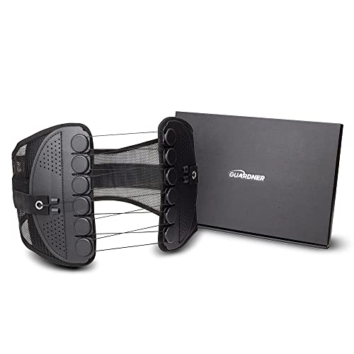 Lumbar Support Back Brace (Official) - Enhances Comfort, Breathable Design, Lower Back Belt, Posture and Spine Support (L size, 33-38 in)