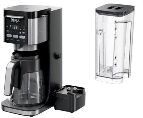 Ninja CFP105 DualBrew Hot & Iced Coffee Maker, Single-Serve, Compatible with K-Cups & 14-Cup Drip Coffee Maker, Black (Renewed)