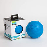 RAD Atom/Extra Firm Density Massage Ball/Larger Size, Eco Friendly Silicone/for Pecs, Shoulders, Glutes, Hamstrings, Quads and Traps Self Myofascial Release, Massage, Mobility and Recovery