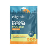 Cliganic Mosquito Repellent Microfiber Bracelets (20 Pack) - for Adults and Kids, DEET Free Wristbands