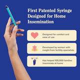 Mosie Baby Insemination Kit, First FDA Cleared Kit for at Home Use with Patented Syringes, 2 Attempts for Women and Families, FSA/HSA Eligible