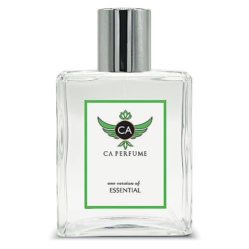 CA Perfume Impression of Essential For Men Replica Fragrance Dupes Eau de Parfum Spray Bottle 3.4 Fl Oz/100ml-X1
