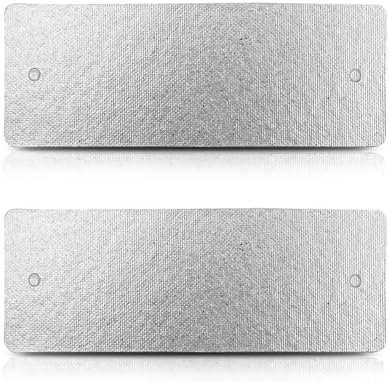 2Pcs Microwave Waveguide Cover Fit for Kenmore Whirlpool Roper KitchenAid Microwaves, 5.16 Inch X 2.16 Inch Mica Sheet Replace WPW10120230 1448349 W10120230 for Home Office Kitchen Restaurant