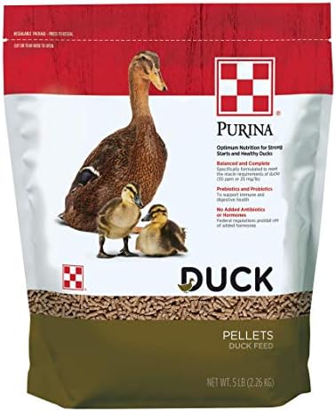 Purina | Nutritionally Complete Duck Feed for All Life-Stages | 5 Pound (5 lb.) Bag