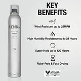 Kenra Volume Spray 25 50% | Super Hold Finishing & Styling Hairspray | Flake-free & Fast-drying | Wind & Humidity Resistance | All Hair Types | 16 oz