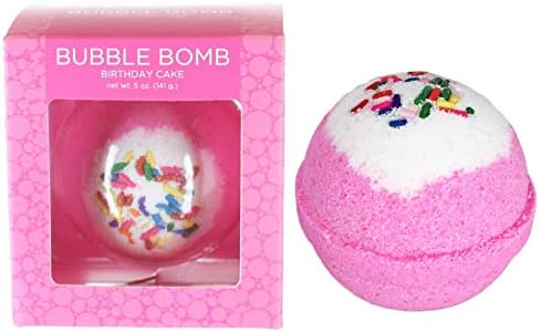 Birthday Cake Bath Bombs for Women, Girls & Kids for Relaxing - Pink Bubble Bomb with Incredible Scent, USA Made, Kids Safe, Won't Stain Tub - Gift Set & Personal Must Have by Two Sisters