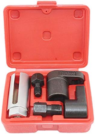A ABIGAIL 5 PCS Automotive O2 Oxygen Sensor Socket Offset 02 sensor Wrench Remover Tool and Thread Chaser Tool