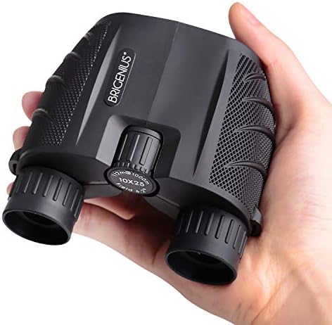 Compact Binoculars, High Powered Binoculars for Adults with Low Light Night Vision, Easy Focus Binoculars Clear for Bird Watching, Outdoor Sports Games and Concerts