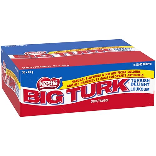 Nestle Big Turk Chocolate BAR 36pk (76.2oz) Made in Canada