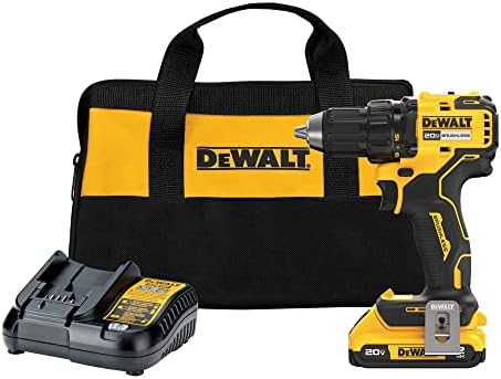 Dewalt DCD793D1 20V MAX Brushless 1/2 in. Cordless Compact Drill Driver Kit