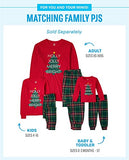 The Children's Place,Family Matching Christmas Holiday Pajamas Sets, Snug Fit 100% Cotton, - PJ Set,HOLLY JOLLY/PLAID,14