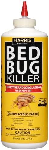Harris Bed Bug & Insects Killer, Diatomaceous Earth Powder, 9oz