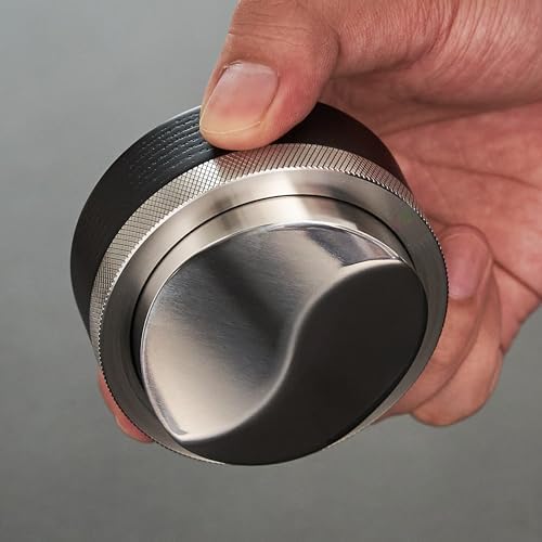 53.3mm Coffee Distributor,Espresso Distribution Tool, Adjustable Depth Espresso Distributor Fits All 53MM and 54MM Espresso Portafilter,Compatible with Breville 54MM Portafilter.(Black)