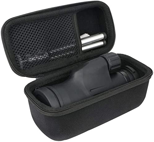 khanka Hard Travel Case Replacement for Gosky 12x55 High Definition Monocular/Wingspan Optics Explorer High Powered 12X50 Monocular, Case Only