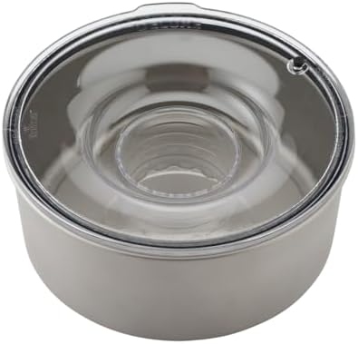 Slopper Stopper Dripless Water Bowls - Titanium Bowl Unit - for Giant Breed Dogs 86-130 Lbs, 9.84” Dia, 1 Gallon Capacity
