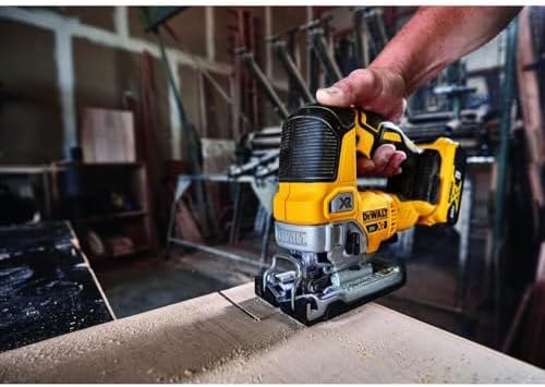 DEWALT 20V MAX XR Jig Saw, 3,200 Blade Speed, Cordless, Brushless Motor, LED Light, Bare Tool Only (DCS334B)