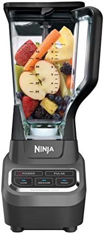 Ninja BL610 Professional 72 Oz Countertop Blender with 1000-Watt Base and Total Crushing Technology for-Smoothies, Ice and Frozen Fruit, Black