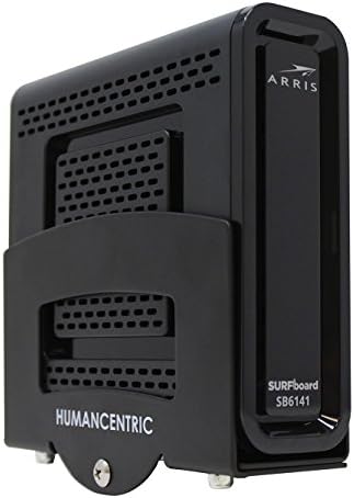 HumanCentric Cable Box Mount and Modem Mount, Adjustable Wall Mount for Small and Wide Devices Like Cable Boxes, Modems, DVD Players, Streaming Media Devices, Mount on The Wall Behind TV