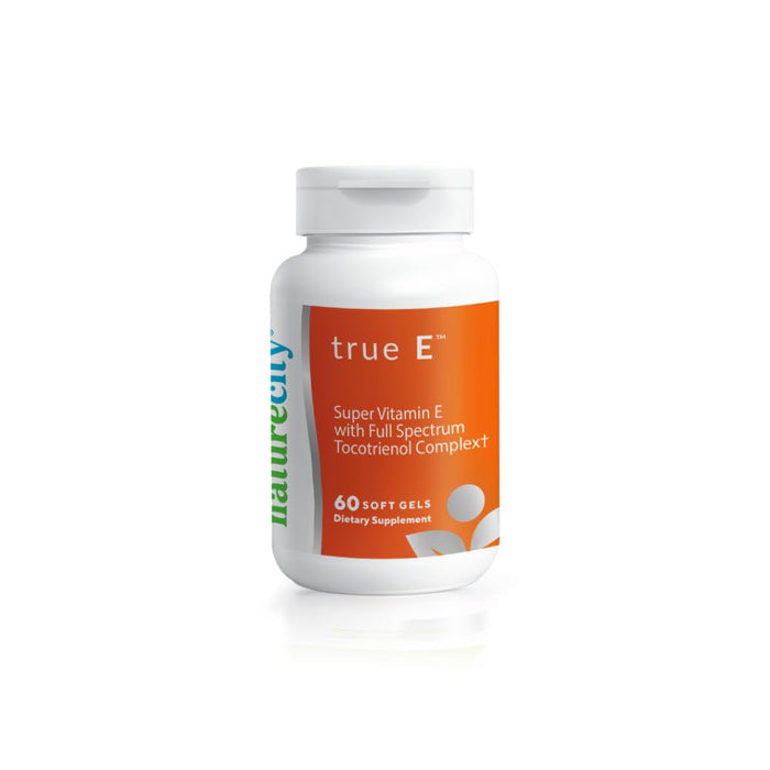 NatureCity True-E Full Spectrum Tocotrienols Vitamin E Capsules | Non-GMO Natural Vitamin E Tocotrienols & Alpha Tocopherol Dietary Supplement | Evnol Suprabio Complex | 60 Vitamin E 27mg Softgels