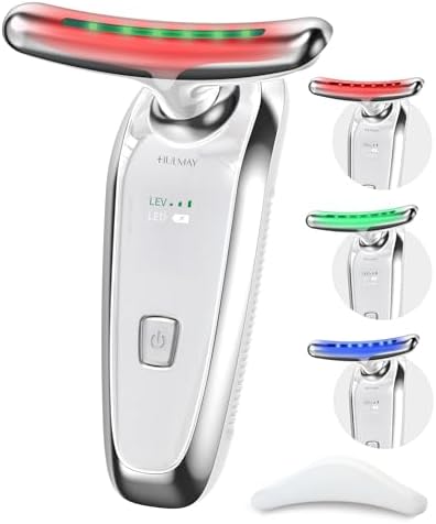 NextGen Intelligent Red Light Therapy for Face and Neck Massager, True Beauty Glow Facial Massager, Triple-Action for Face Lift & Jawline, Reduce Wrinkle & Fine Lines, Skin Relaxation, for All