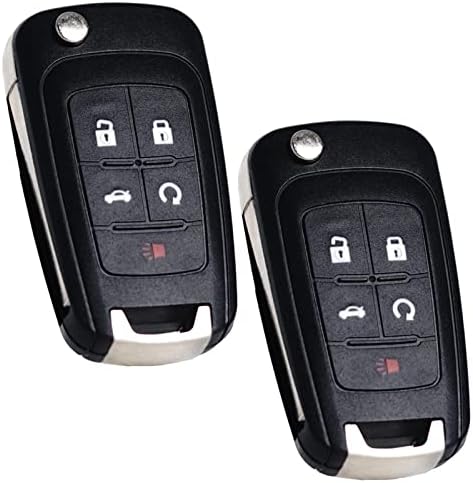 Key Fob Replacement Fits for Chevy Cruze Equinox Camaro Impala Malibu Sonic Buick Regal Verano Encore Lacrosse GMC Terrain 2010-2021 OHT01060512 Keyless Entry Remote Control 13504199