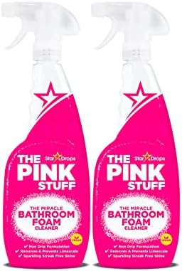Stardrops - The Pink Stuff - The Miracle Bathroom Foam Cleaner 750ml 2-Pack Bundle