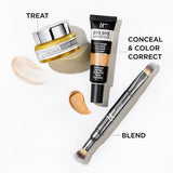 IT Cosmetics Bye Bye Under Eye Full Coverage Concealer - for Dark Circles, Fine Lines, Redness & Discoloration - Waterproof - Natural Finish – 11.0 Light Nude (N), 0.4 fl oz