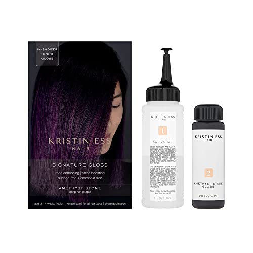 Kristin Ess Signature Hair Gloss - Amethyst Stone: Deep Rich Purple