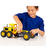 Tonka Steel Classics, Road Grader – Made With Real Steel and Sturdy Plastic, Grader Tractor Toy, Yellow Friction Powered, Boys and Girls Ages 3+, Construction Truck, Toddlers, Birthday Gift, Christmas