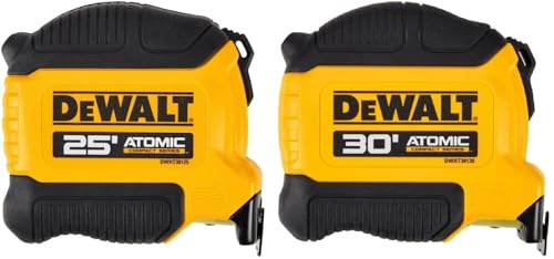 Stanley Dewalt Atomic 25' & 30' Tape Measure Combo Pack (DWHT38125S DWHT38130S)