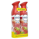 Febreze Air Odor-Eliminating Air Freshener, Berry & Bramble, 2 Ct, 8.8 Fl Oz Each (17.8 Fl oz Total)