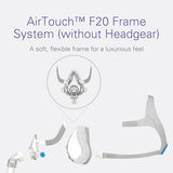 ResMed AirTouch F20 Replacement Frame System (without Headgear) - Medium