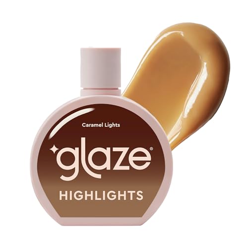 Glaze Super Gloss Color Conditioning Gloss – Caramel Lights for Medium to Dark Brown Hair with Highlights – Rinse Out Semi-Permanent Hair Gloss that Enhances Color and Boosts Shine & Hydration