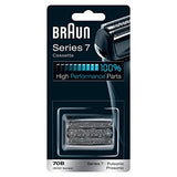 BRAUN Replacement Shaver 70 B black, compatible with Series 7 Razors