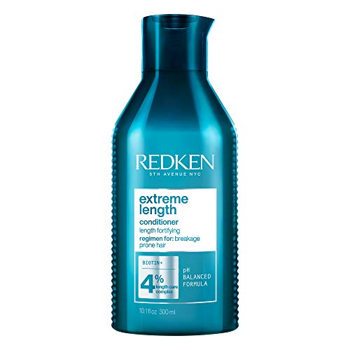 Redken Extreme Length Conditioner | Infused With Biotin and Castor Oil | For Hair Growth | Fortifies, Strengthens & Conditions Hair