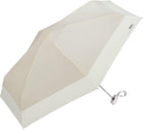 WPC. [2023] Wpc. Parasol IZA Type: COMPACT Off Folding Umbrella, 20.9 inches (53 cm), Men's, Sun or Rain, Shade, UV Protection, 100% Men's, ZA003-908-102 & Parasol, Light Shielding Cute, Tiny Beige