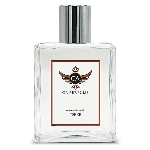 CA Perfume Impression of Hrms Terre For Men Replica Fragrance Dupes Eau de Parfum Spray Bottle 3.4 Fl Oz/100ml-X1