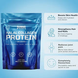 SUNNA SUPPLEMENTS - Halal Bovine Collagen Protein Powder for Hair, Skin, Nails and Joints - Halal Collagen Powder for Women and Men - Highly Rich Protein Collagen Powder Suitable for Everyone