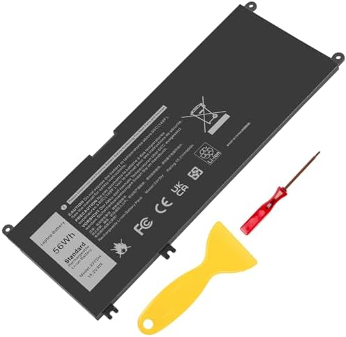 TREE.NB 56WH 33YDH Laptop Battery for Dell Inspiron 17 7000 7778 7779 7786 7773 15 7577 G3 3579 3779 G5 5587 G7 7588 Latitude 13 3380 14 3490 15 3590 3580 Vostro 15 7580 7570 PVHT1 P30E 81PF3 081PF3