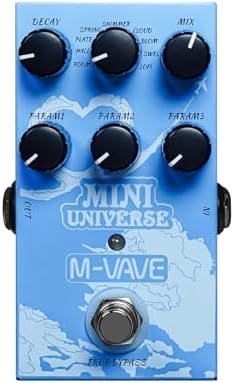 Guitar Pedal Reverb Innovation Unique Sound 9 Reverb Effects Universe Pedals Pure Digital