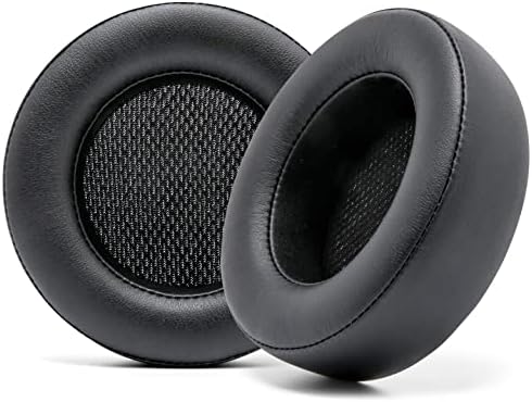 WC Upgraded Replacement Earpads for Corsair Virtuoso Gaming Headset Made by Wicked Cushions | Improved Durability, Thickness, Softer Leather, and Sound Isolation | Black