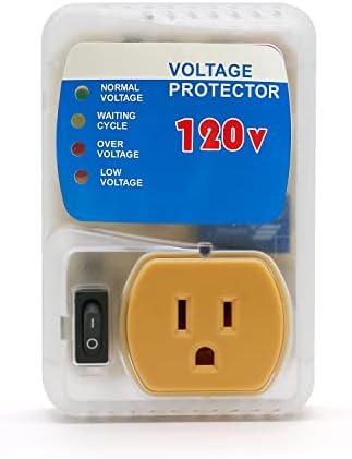 [ETL Listed] BSEED Electronic Surge Protector for Home Appliance, Voltage Protector Suit for Refrigerators and Freezers, Voltage Brownout Outlet 120V 15A 1800Watts