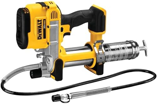 DEWALT 20V MAX Grease Gun, Cordless, 42” Long Hose, 10,000 PSI, Variable Speed Triggers, Bare Tool Only (DCGG571B)