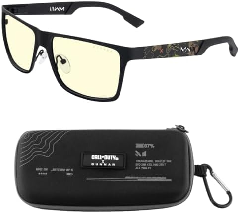 Gunnar Official Call of Duty Gaming Glasses - Blue Light Blocking Gaming And Computer Glasses With Patented Lens Technology